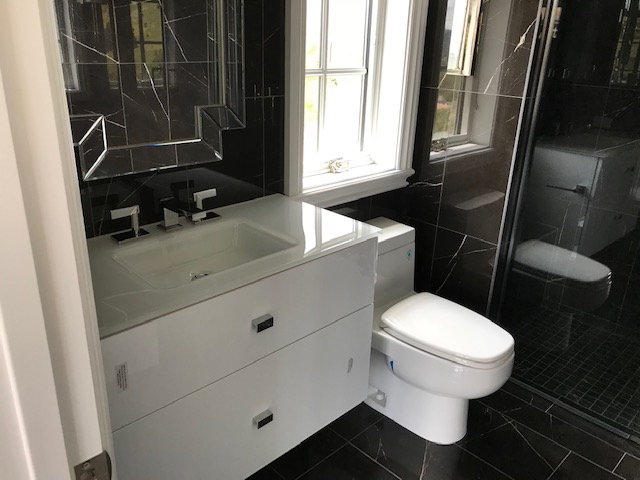 Amazing Wash Basin In White And A Western Toilet